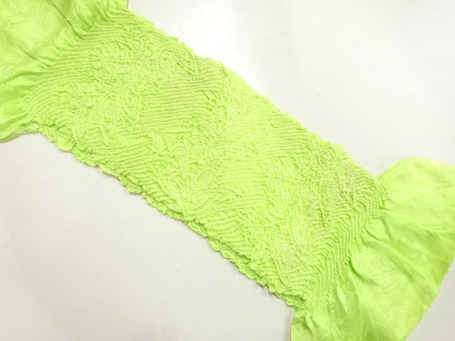 正絹　絞り　帯揚げ